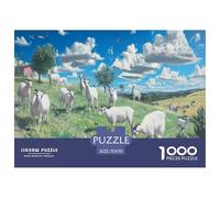 . Chèvre 1000 Pièces Puzzle Adulte Un Puzzle Difficile Jeu Éduchatif Défi Jouets Divertissement Puzzles Classiques pour Enfants À Partir De Activité Familiale Parfaite Décoration De La Maison 7