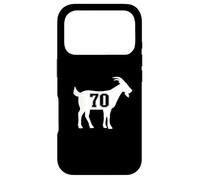 Chèvre 70 G.O.A.T. Numéro Soixante-dix chèvre Coque pour iPhone 17 Pro