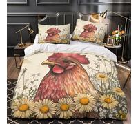 Chèvre ailée Housse de Couette Microfibre résistante 3D Imprimée Ultra Douce Tatouages de fantasy sombre Parure de Lit Fermeture Éclair Hypoallergique Confortable for Filles Ado King（220x240cm）