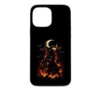Chèvre Ardente Dark Fantasy Monstre Gothique Spooky Halloween Art Coque pour iPhone 13 Pro Max