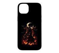 Chèvre Ardente Dark Fantasy Monstre Gothique Spooky Halloween Art Coque pour iPhone 14 Plus