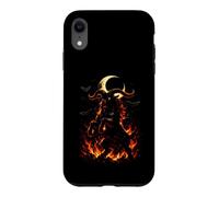 Chèvre Ardente Dark Fantasy Monstre Gothique Spooky Halloween Art Coque pour iPhone XR