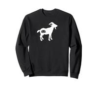 Chèvre avec Namaste Lotus Symbole Chèvre Yoga Sweatshirt