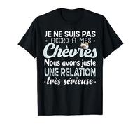 Chèvre Berger Chèvres Bergerie Paysan Agriculteur Humour T-Shirt