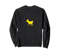 Chèvre bouc émissaire Jaune Sweatshirt