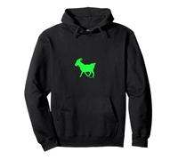 Chèvre bouc Vert Sweat à Capuche