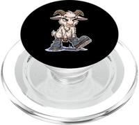 Chèvre Boudeuse avec Patins - Design Hivernal PopSockets PopGrip pour MagSafe