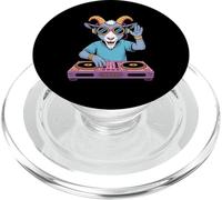 Chèvre Dj Avec Platines Lunettes Cool PopSockets PopGrip pour MagSafe