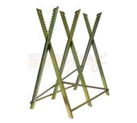Chèvre en métal pour couper le bois