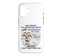 Chèvre, J'Ai EU Une pensée drôle, Sarcastique, Personne âgée ou Plus âgée Coque pour iPhone 16