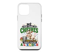 Chèvre Né pour Traire Forcé Aller École Garçon Fille Cadeau Coque pour iPhone 12 Mini