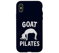 Chèvre Pilates Drôle Yoga Entraînement Instructeur Fitness Humour Coque pour iPhone X/XS