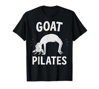 Chèvre Pilates Drôle Yoga Entraînement Instructeur Fitness Humour T-Shirt