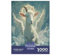 Chèvre Puzzle De 1000 Pièces Jeu Éducatif Défi Jouet Jeux De Famille Le Classique Cadeaux pour La Famille Convient Aux Adultes Et Aux Enfants