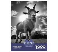 Chèvre Puzzles De 1000 Pièces pour Toute La Famille Classiques Jeu D' Impossible, Jeu Familial 70x50cm/1000pcs