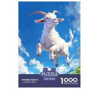 Chèvre Puzzles De 1000 Pièces pour Toute La Famille Classiques Jeu Éduchatif Défi Jouet, DécoRation D'intérieur 70x50cm/1000pcs