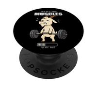 Chèvre soulevé de Terre Gym Rat Installer Musculation Levage Musculaire Homme Femme PopSockets PopGrip Adhésif