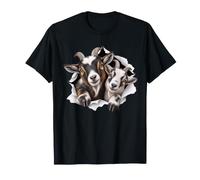 Chèvres pygmées Amusantes regardant Les Amoureux des Animaux du Zoo Mignon T-Shirt