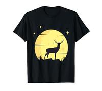 Chevreuil Lune Étoiles/ Chasseurs, Esprit, T-Shirt