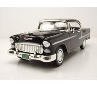 Chevrolet Bel Air Hardtop 1955 Noir Modèle Réduit 1:18 MotorMax