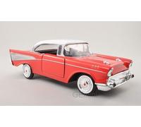 Chevrolet Bel Air Rouge/Blanc 1957 1/24 Motormax-Motormax