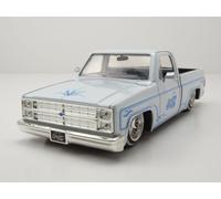 Chevrolet C-10 Rue Low Pick Up 1985 Modèle de Voiture Blanc 1:24 Jada Toys