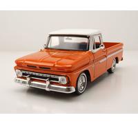 Chevrolet C10 Fleetside Pick Up 1966 Orange Modèle Auto 1:24 MotorMax
