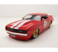 1969 Chevrolet Camaro Nº1 Fast & Furious 4 (2009) Rouge/Blanc 1:24 Jada Toys 361