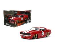 Jada Toys Fast & Furious 1:24 1969 Chevy Camaro modèle de voiture moulée sous pression, extérieur détaillé, réplique du film authentique, jouet de collection - À partir de 8 ans - Rouge