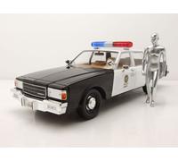 Chevrolet Caprice Police 1987 Terminator 2 Avec T-1000 Figurine 1:18 Greenlight