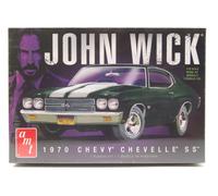 Chevrolet Chevelle Ss 1970 John Wick Kit Plastique Maquette de Voiture 1:25 AMT