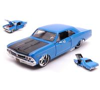 Chevrolet Chevelle Ss 396 1966 Classic Muscle Bleu 1:24 Model 31333 Maisto
