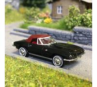 Chevrolet Corvette C2, cabriolet, noir, 1962 - BREKINA 18025 - HO 1/87