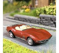 Chevrolet Corvette C3, cabriolet, rouge métallisé, 1968 - BREKINA 19994 - HO 1/8