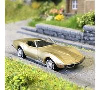 Chevrolet Corvette C3, coupé, gold, 1968 - BREKINA 19993 - HO 1/87