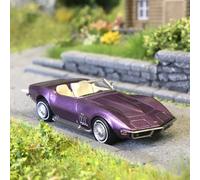 Chevrolet Corvette C3, coupé, violet métal, 1968 - BREKINA 19995 - HO 1/87