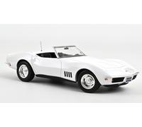 Chevrolet Corvette Convertible 1969 Can Am Blanc 1:18 Model 189038 Norev