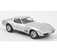 Norev Voiture miniature de collection Chevrolet Corvette Coupé 1969 1:18 Argent