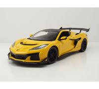 Chevrolet Corvette ZR1 Coupe Jaune Noir Modèle 1:18 Maisto