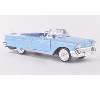 Chevrolet Impala Cabriolet Bleu Clair 1958 1/24 Motormax