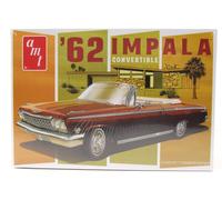 Chevrolet Impala Convertible 1962 Kit Plastique Maquette de Voiture 1:25 AMT