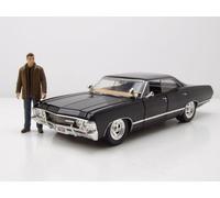 Chevrolet Impala Sport Sedan 1967 Supernatural avec Figure Modèle 1:24 Jada
