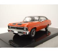 Chevrolet Nova SS Orange Noire 1971 1/43 IXO
