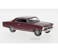 Chevrolet Nova Ss Hardtop Rouge 1966 1/43 Neo-Neo