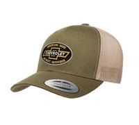 Chevrolet Officiellement sous Licence American Made Casqueur de Camionneur Premium (Olive-Kaki)