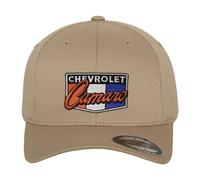 Chevrolet Officiellement sous Licence Camaro Patch Casquette de Baseball Flexfit (Kaki), Small/Medium