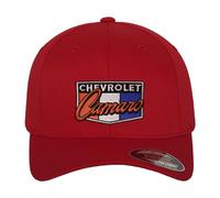 Chevrolet Officiellement sous Licence Camaro Patch Casquette de Baseball Flexfit (Rouge), Small/Medium