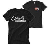 Chevrolet Officiellement sous Licence Corvette C2 Stingray T-Shirt pour Hommes (Noir), X-Large