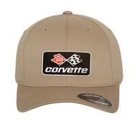 Chevrolet Officiellement sous Licence Corvette C3 Patch Casquette de Baseball Flexfit (Kaki), Large/X-Large