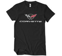 Chevrolet Officiellement sous Licence Corvette C5 Logo T-Shirt pour Hommes (Noir), XXXX-Large